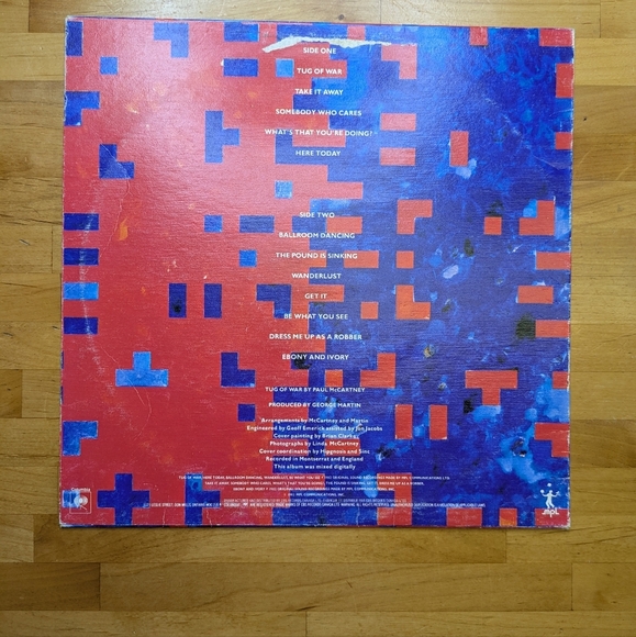 Paul McCartney 'Tug of War' Vinyl Record - Picture 3 of 8